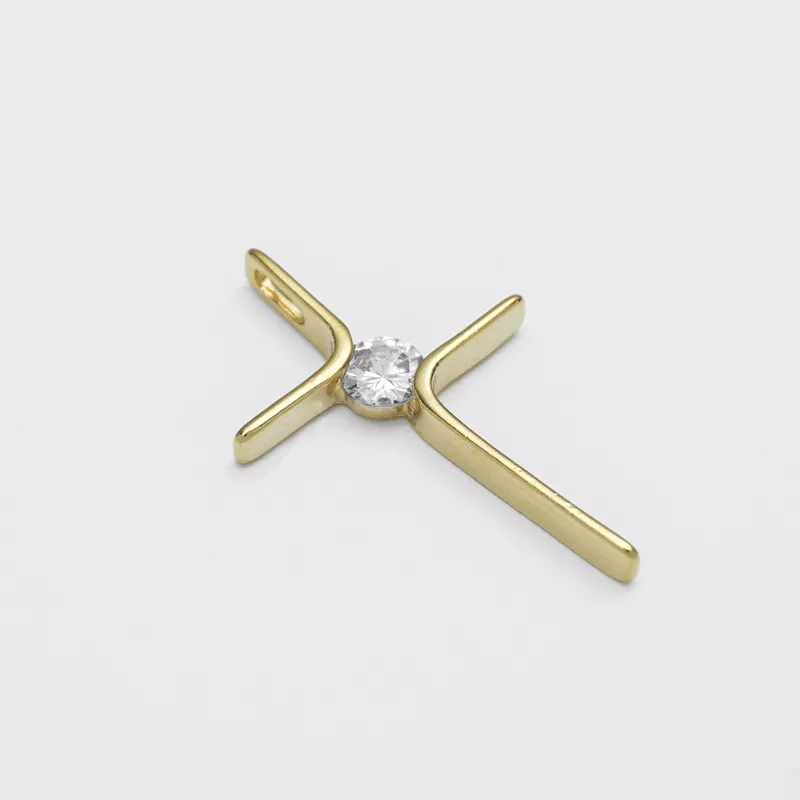 D Cruz Circonia 4 Cms - 23052-CRISTAL