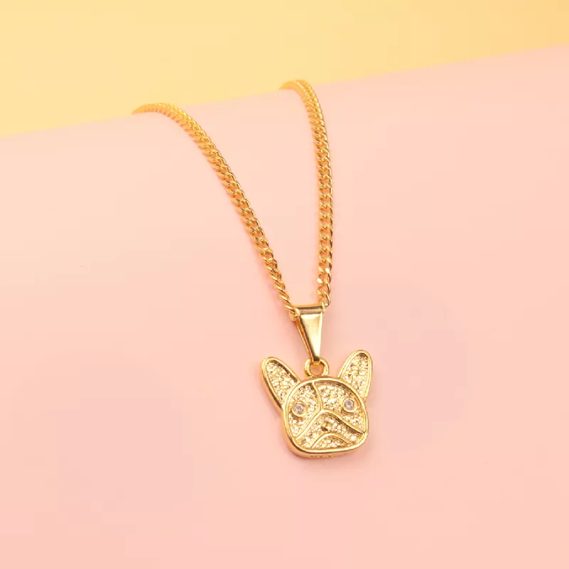 Dije Buldog Frances Cristal - 23201-CRISTAL