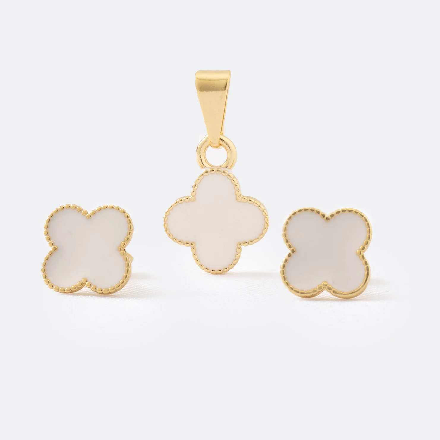 Conjunto Clover Blanco 1 Cm - 63002