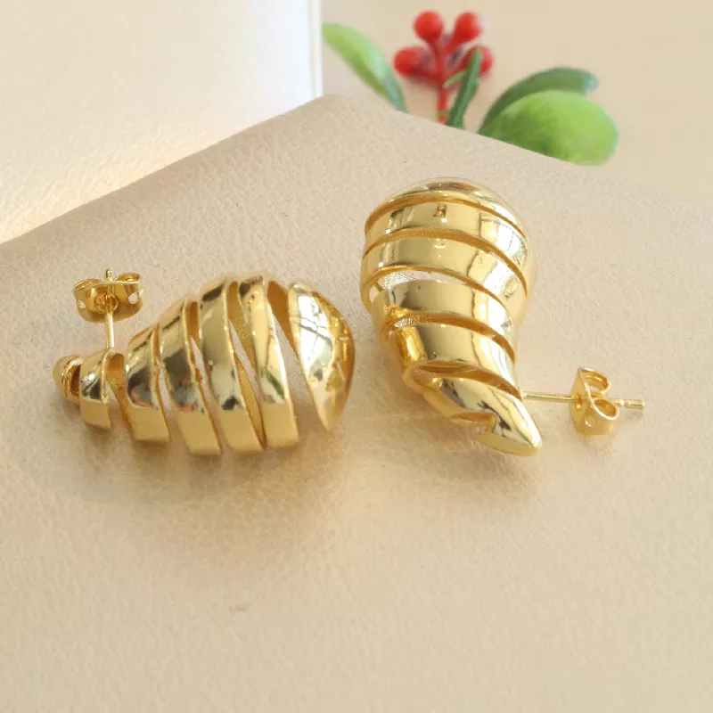 Are. Gota Espiral Rodio 3cm - ARG395