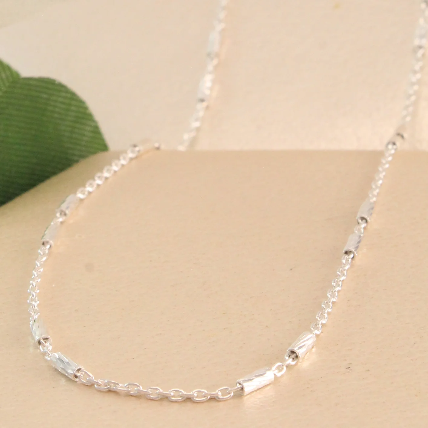 Cad. Canutillo Plata 45 Cm - CPS373