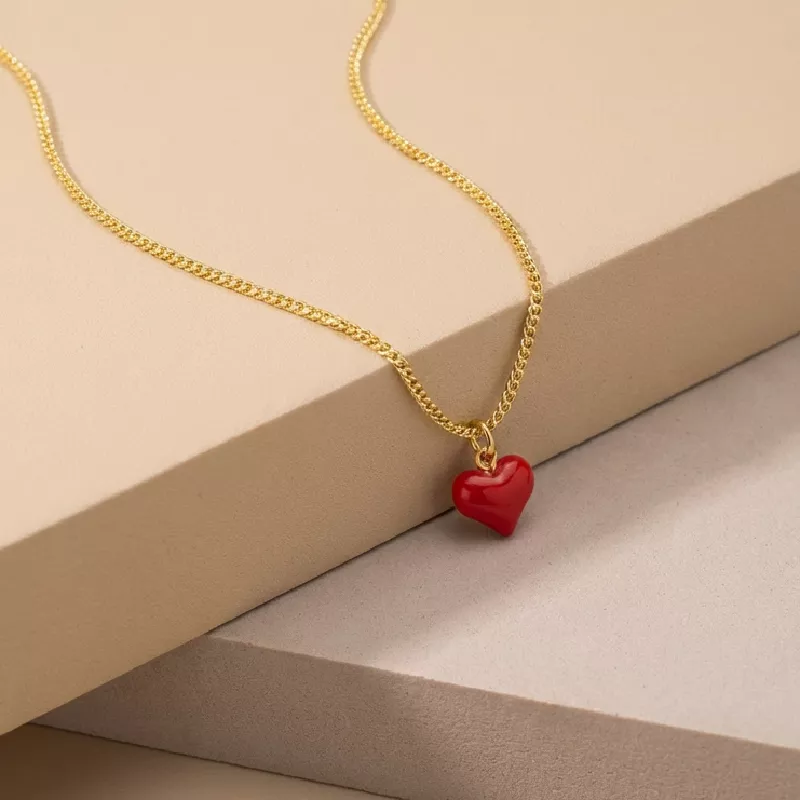 Cad. Corazon Rodio 45cm - CRH261