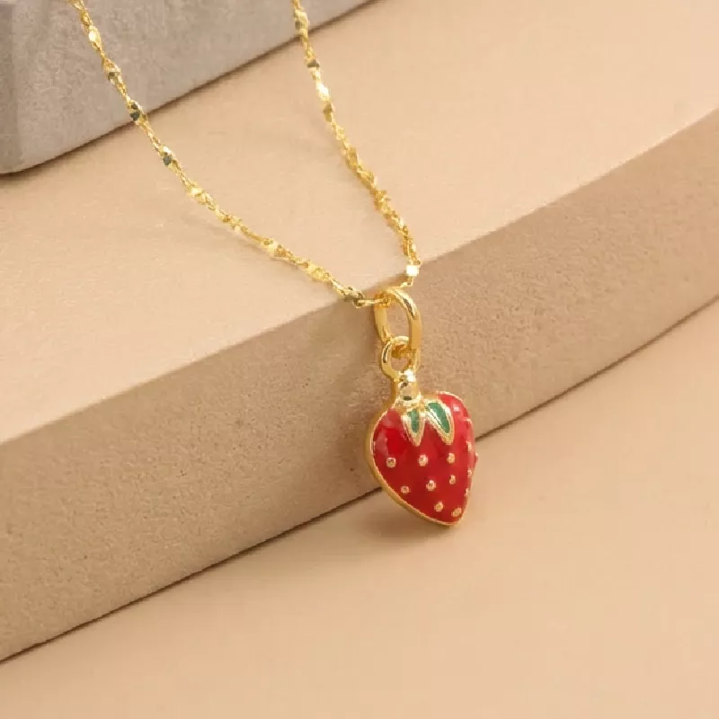 Cad. Fresa Collar Trenza Rodio 45cm - CRL159