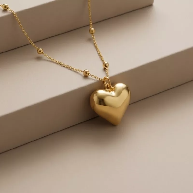 Cad. Eslabon Cbolas Corazon Rodio graduable - CRL931