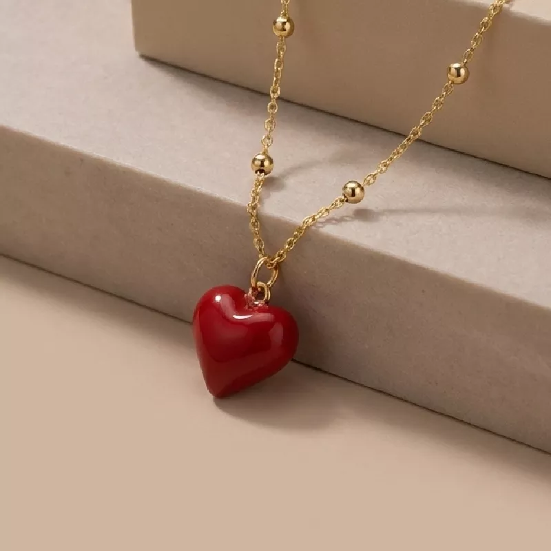 Cad. Eslabon Bolas Corazon Rodio graduable - CRL977