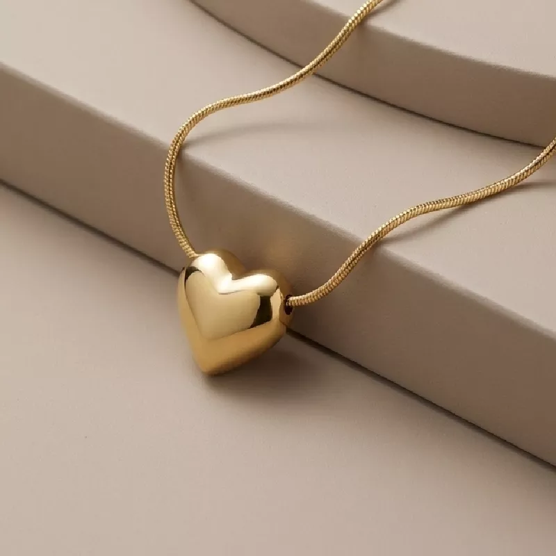 Cad. Serpiente Corazon Pasante Rodio graduable - CRL978