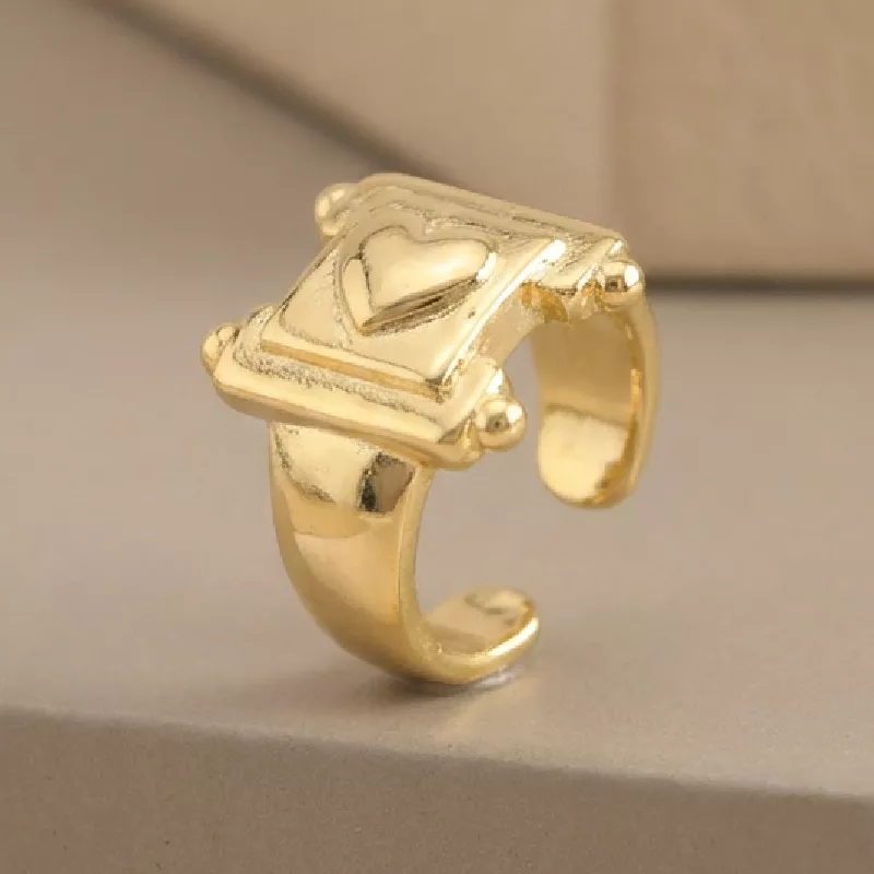 Ear. Corazon Rodio graduable - ERG890