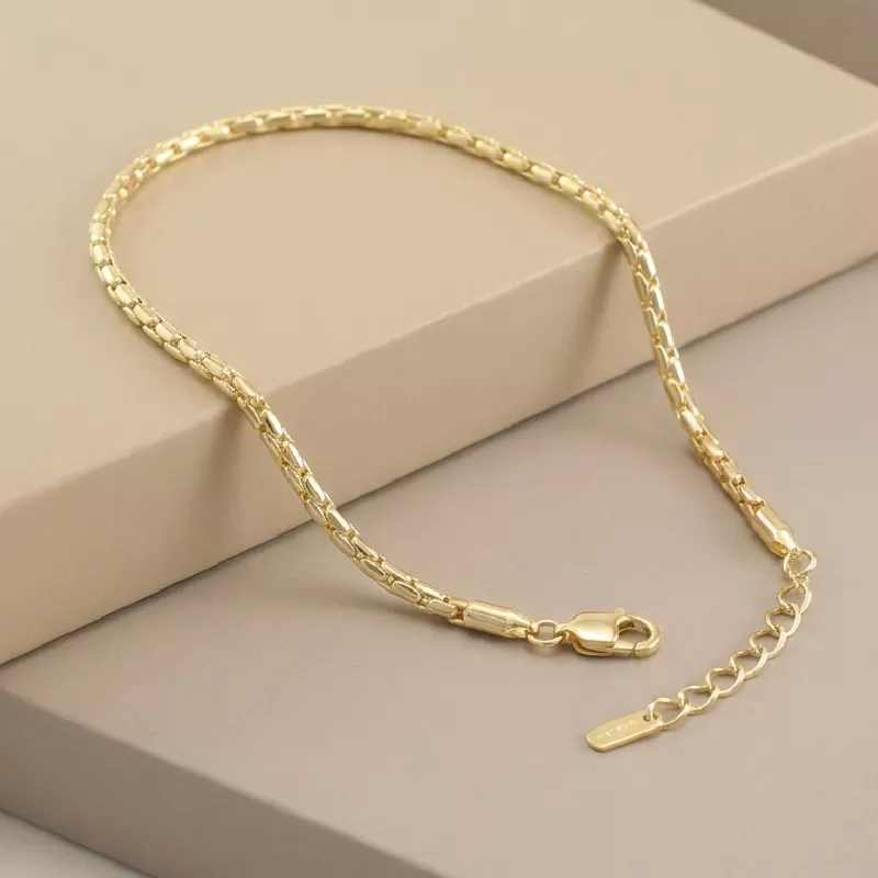 Tob. Pulsera Cola Raton Rodio 18cm - FRH602