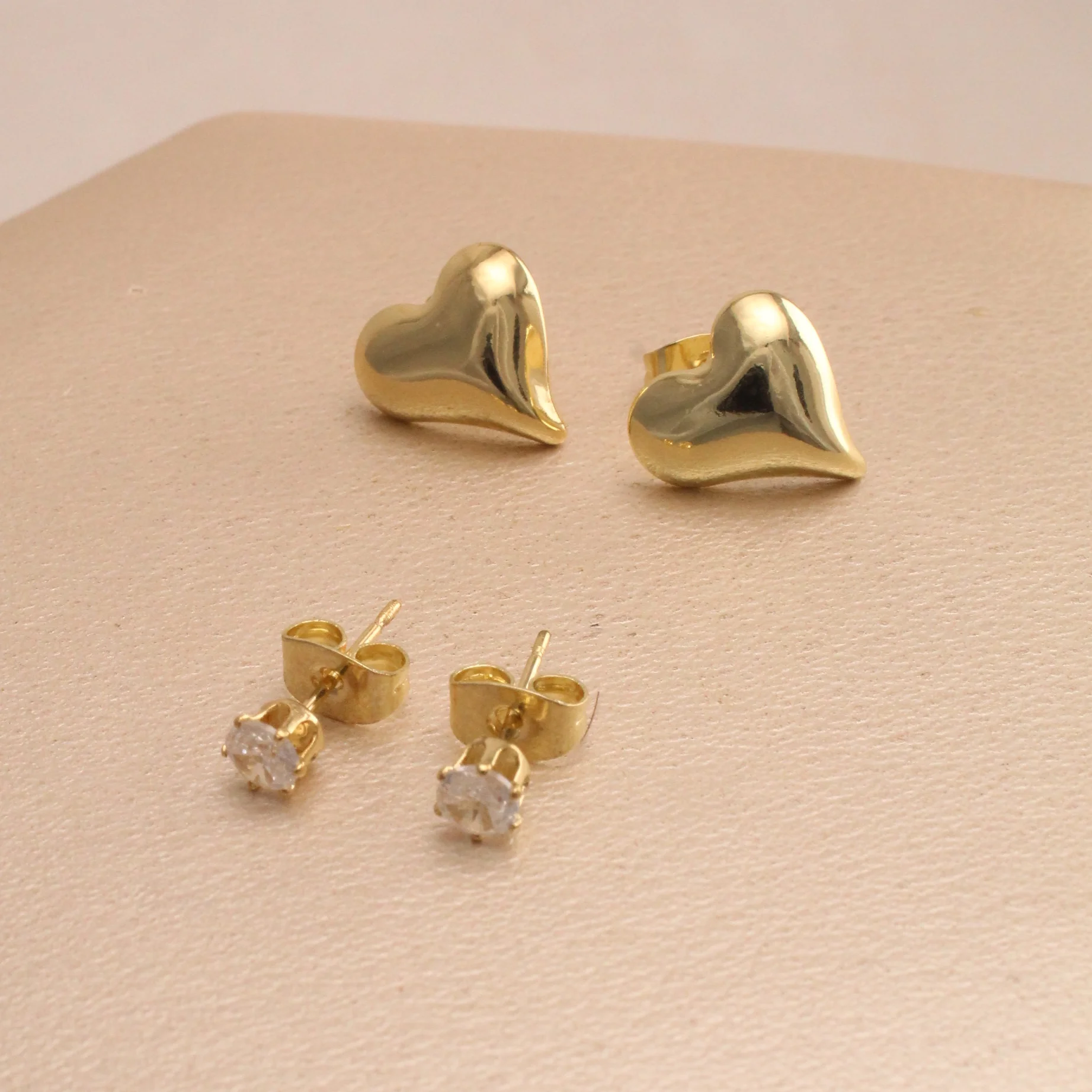 Set. Set De Arete Duo Rodio 0,5 Cm - JRG564