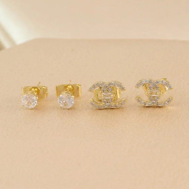 Set. Set De Arete Duo Rodio 0,5 Cm - JRG715
