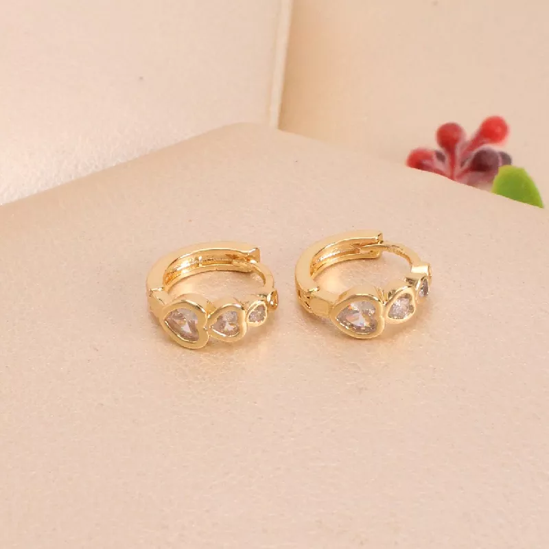 Cand. Corazones Rodio 1,1cm - KRG204