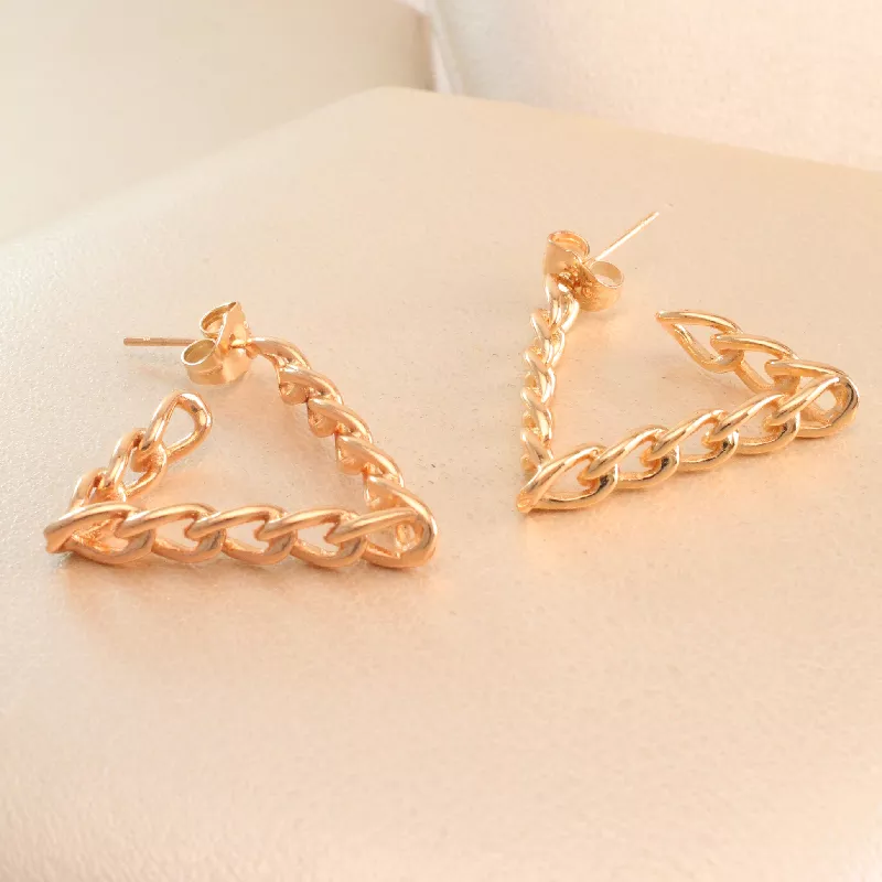 Can. Candonga Triangulo Eslabon Rodio Rodio 2 Cm - KRG488