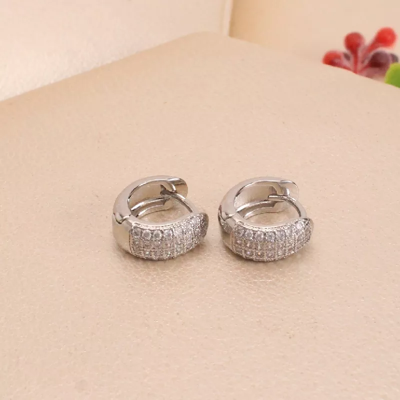 Cand. Plateado Cristal Rodio 0,9cm - KRH917