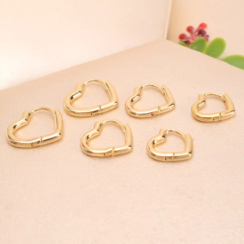 Cand. Set Corazones Rodio 0,8, 1 y 1,2cm - KRN891