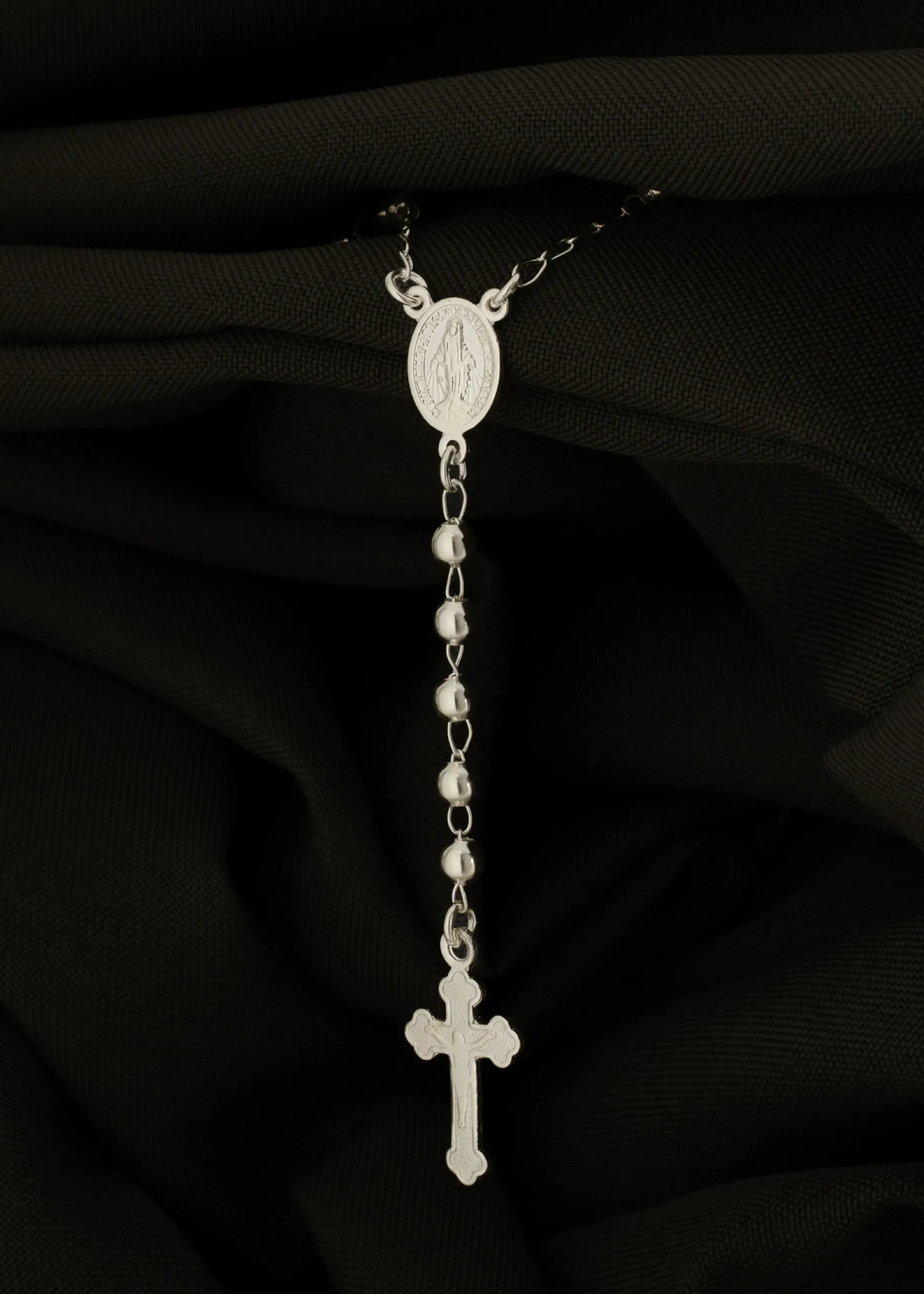 Rosario Milagrosa 4 mm 55 Cms - S-95002