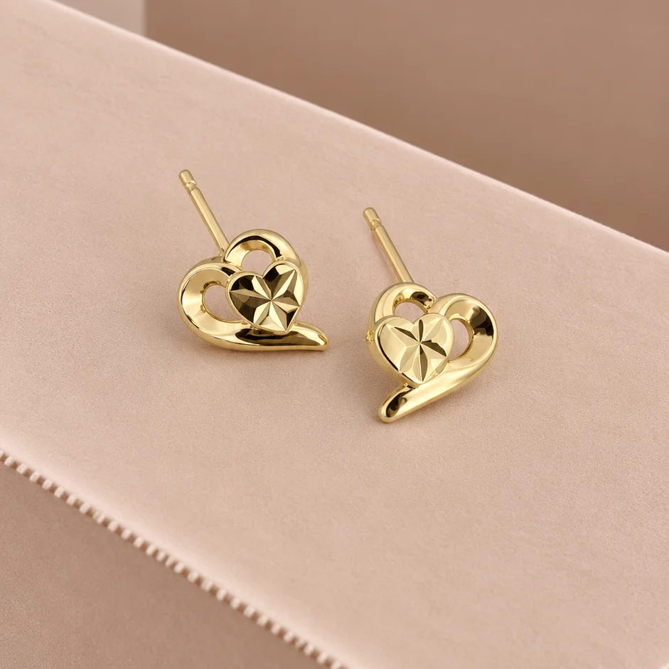Top. cm doble corazon rodio 0.5cm - TRG315