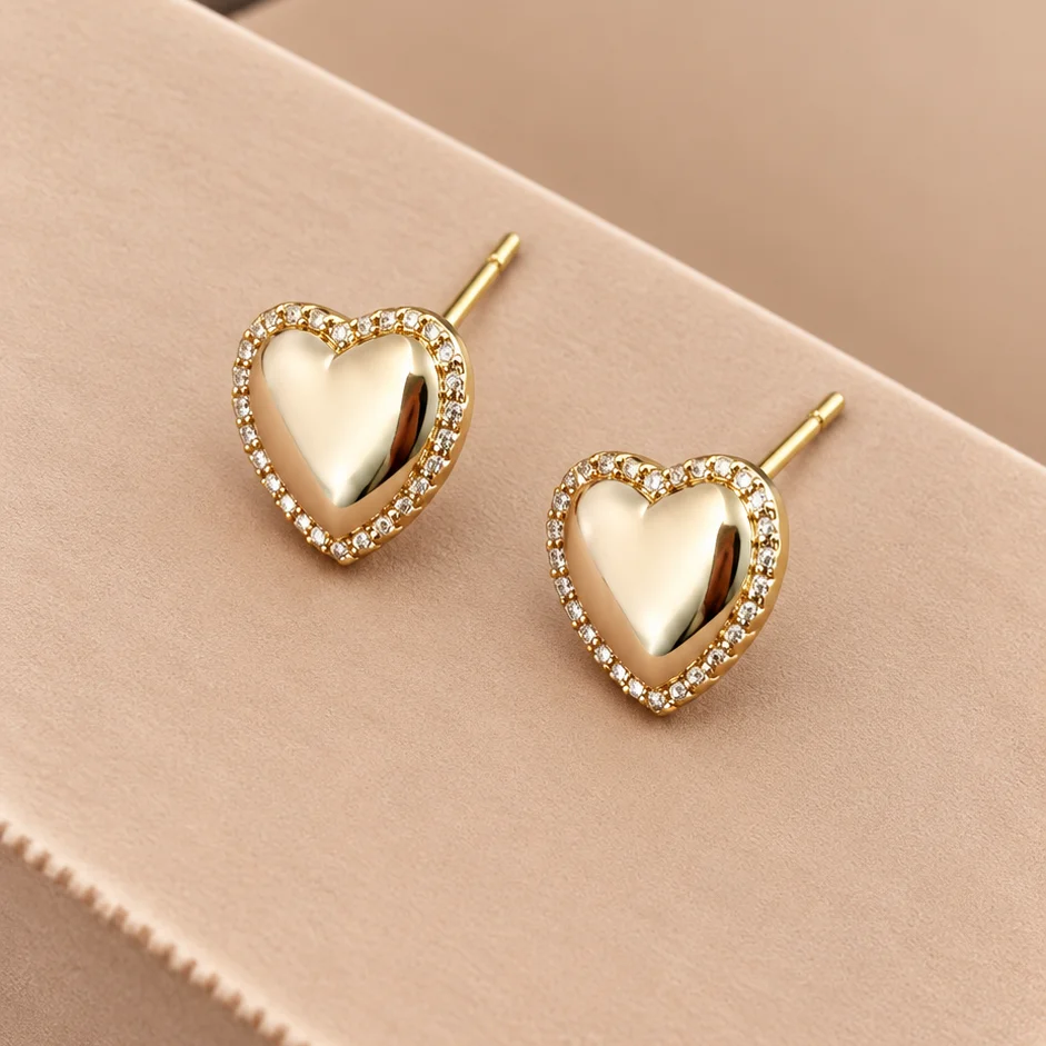 Top. cm corazon liso rodio 0.5cm - TRG626