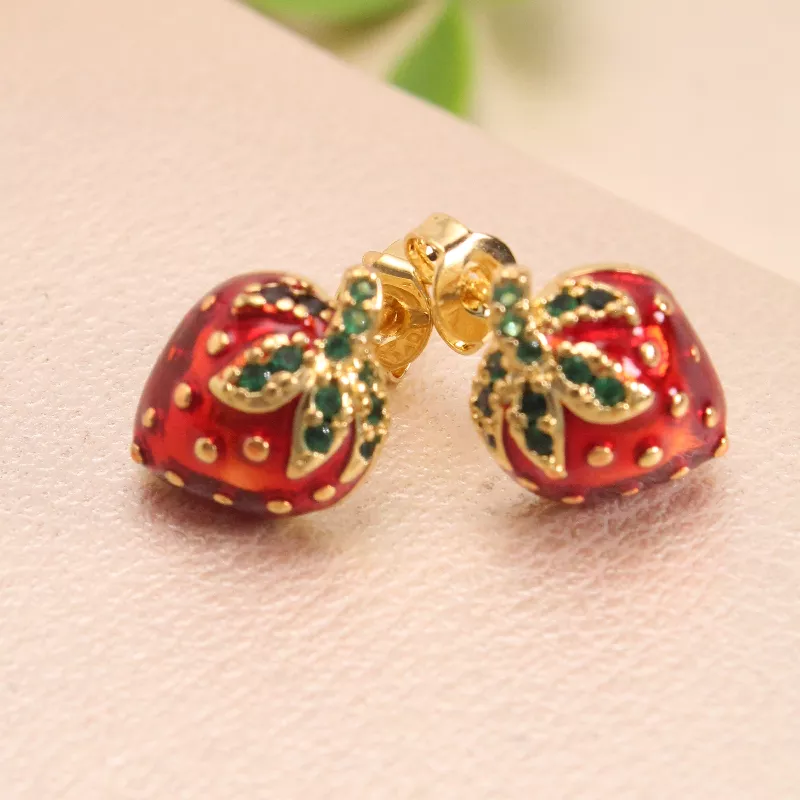 Top. Fresas Rodio 0,9cm - TRH339