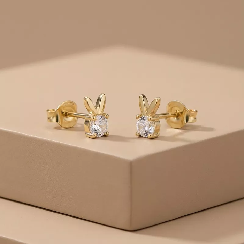 Top. Mini Conejo Rodio 0,4cm - TRH646