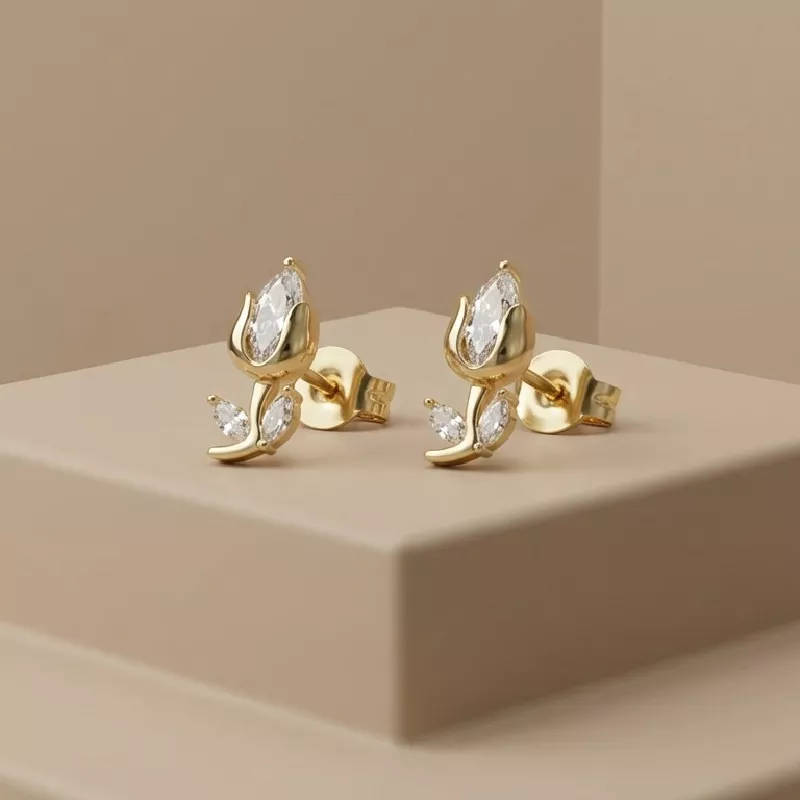 Top. Rosa Cristal Rodio 1cm - TRH647