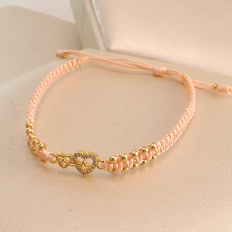 Pul. Pulsera Balines Oro Laminado Graduable - UOG403